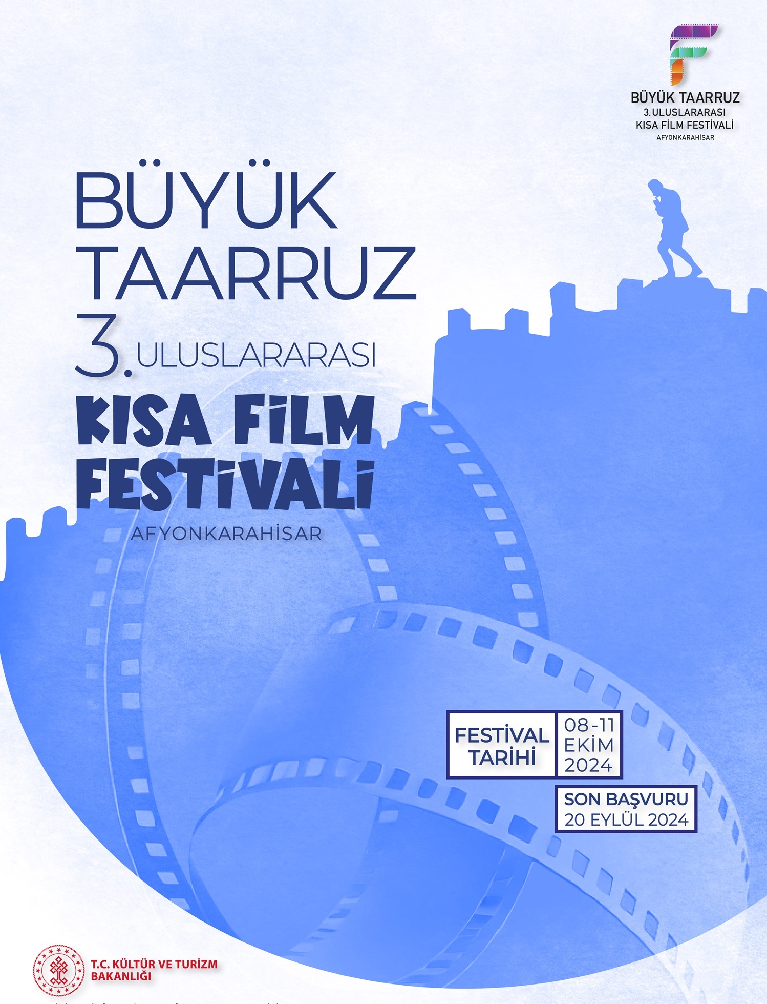 3. Uluslararası Büyük Taarruz Kısa Film Festivali afişi